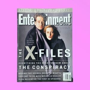 Vintage 1996 Entertainment Weekly Magazine X-Files Mulder & Scully Issue